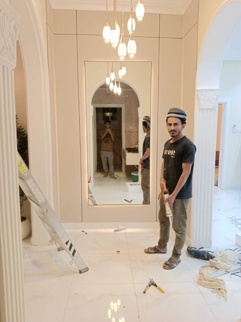 تركيب بديل الشيبورد في مدخل المنزل